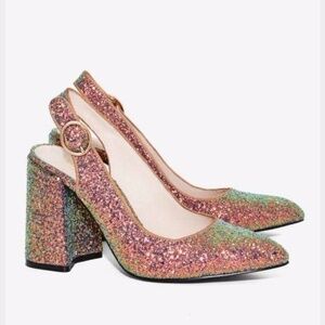 Shellys London Multicolor Glitter Heels